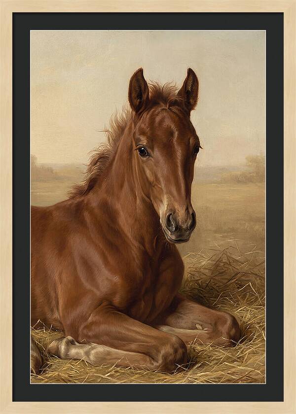Foal In Serene Rest