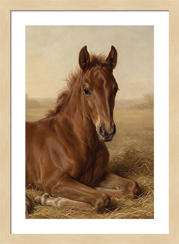 Foal In Serene Rest