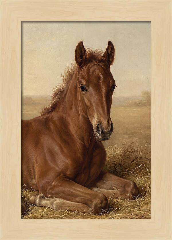 Foal In Serene Rest
