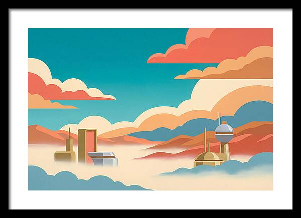Foggy Cityscape Dreams