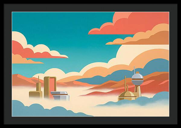 Foggy Cityscape Dreams