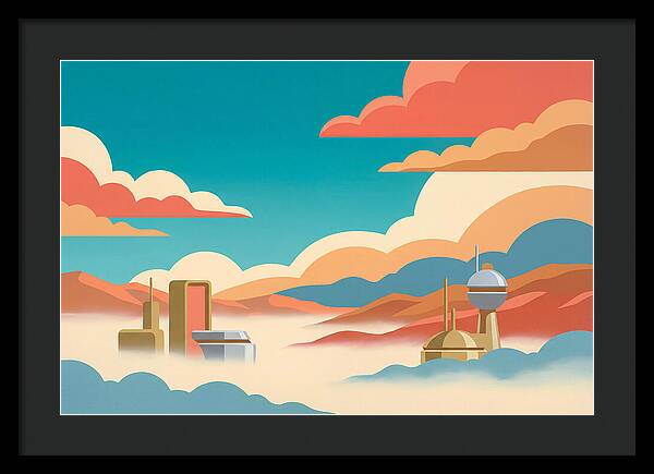 Foggy Cityscape Dreams