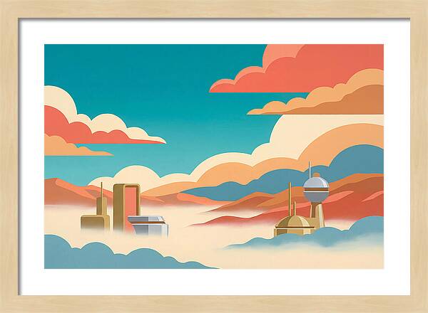 Foggy Cityscape Dreams