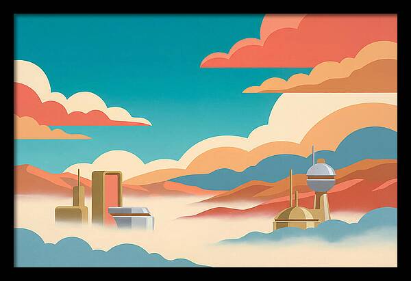Foggy Cityscape Dreams