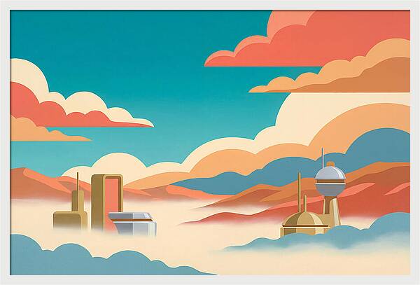 Foggy Cityscape Dreams