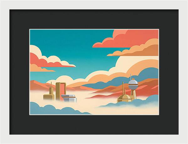 Foggy Cityscape Dreams