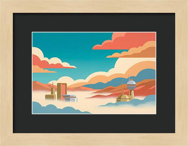 Foggy Cityscape Dreams