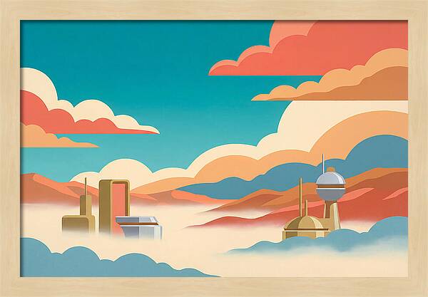 Foggy Cityscape Dreams