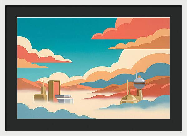 Foggy Cityscape Dreams