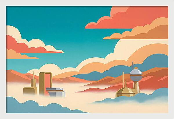 Foggy Cityscape Dreams