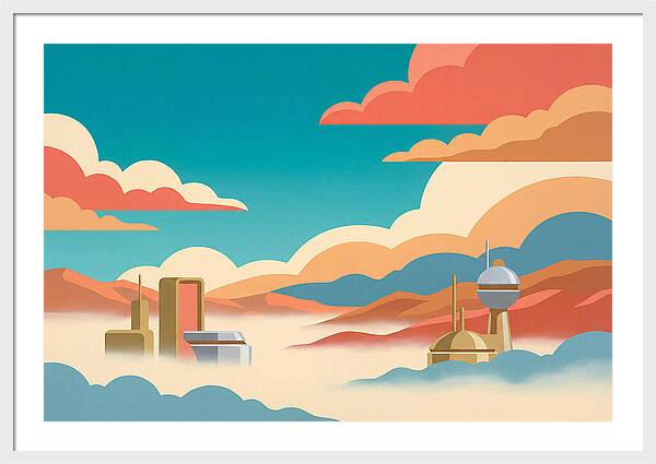 Foggy Cityscape Dreams