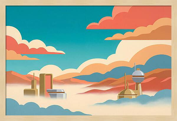 Foggy Cityscape Dreams