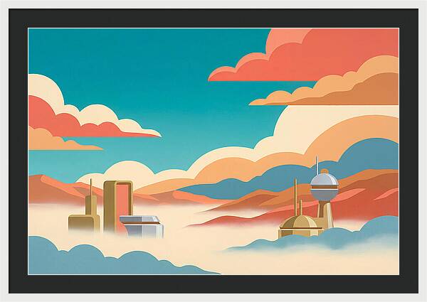 Foggy Cityscape Dreams