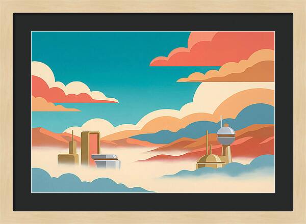 Foggy Cityscape Dreams