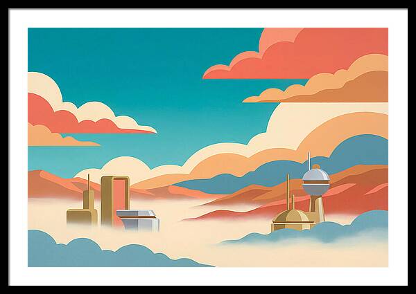 Foggy Cityscape Dreams