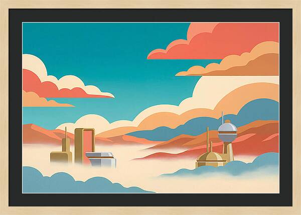 Foggy Cityscape Dreams