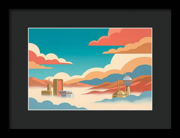 Foggy Cityscape Dreams