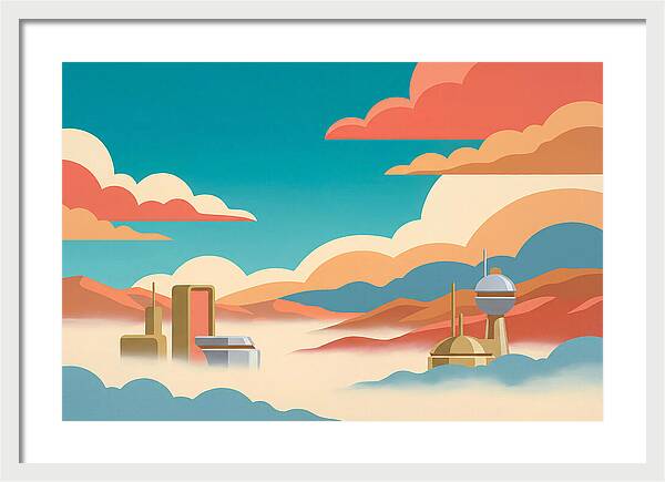Foggy Cityscape Dreams