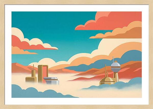 Foggy Cityscape Dreams