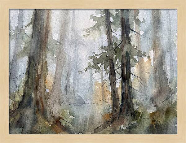 Foggy Forest Serenity