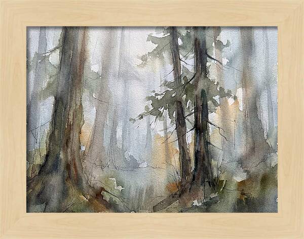 Foggy Forest Serenity