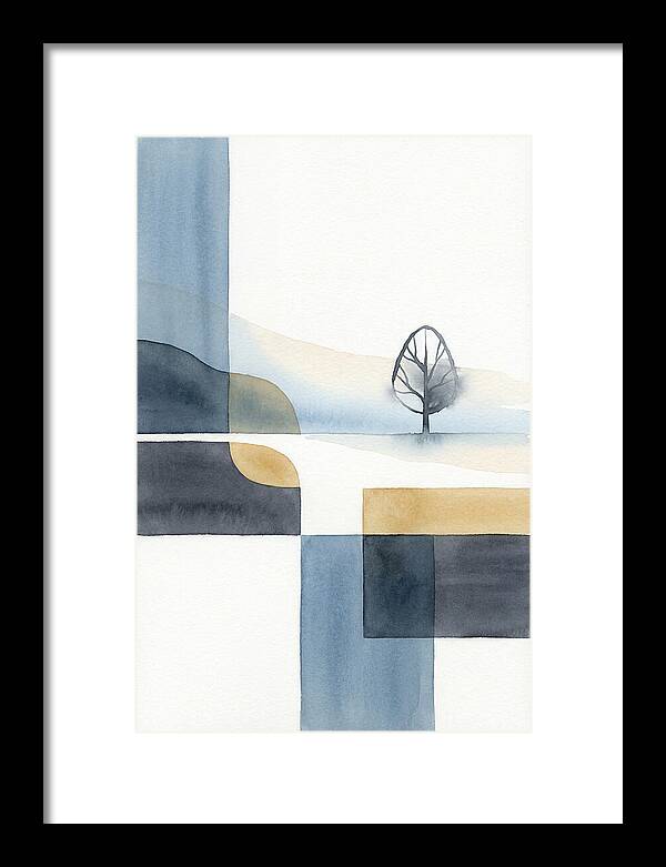 Foggy Minimalist Landscape