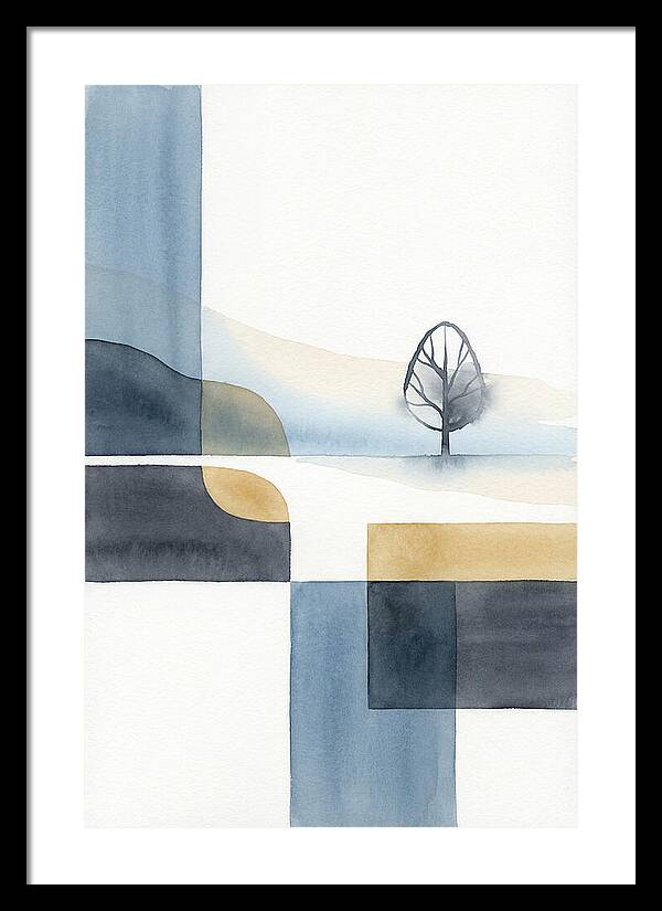 Foggy Minimalist Landscape