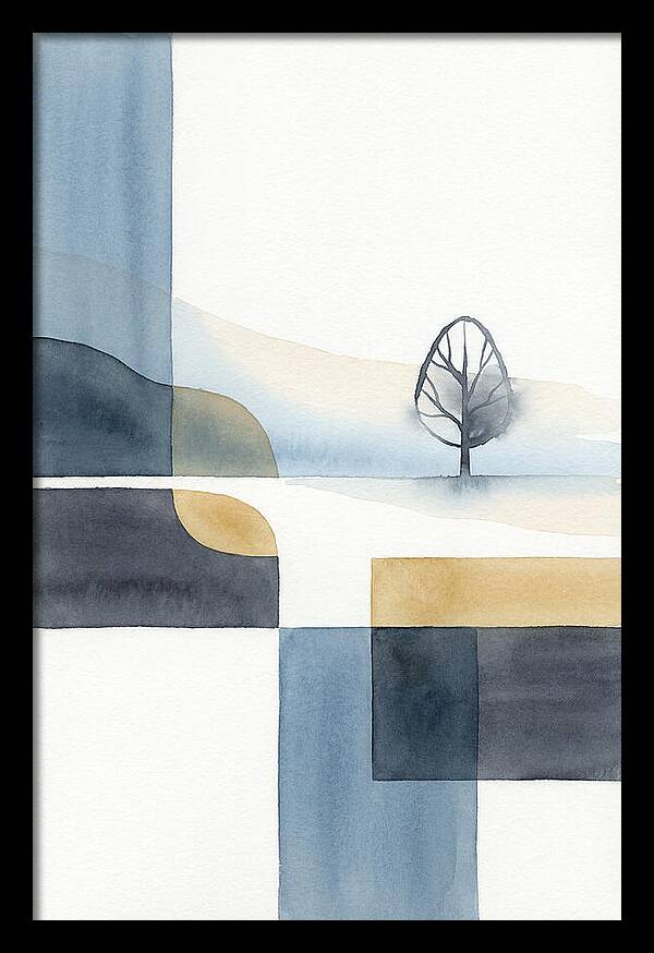 Foggy Minimalist Landscape