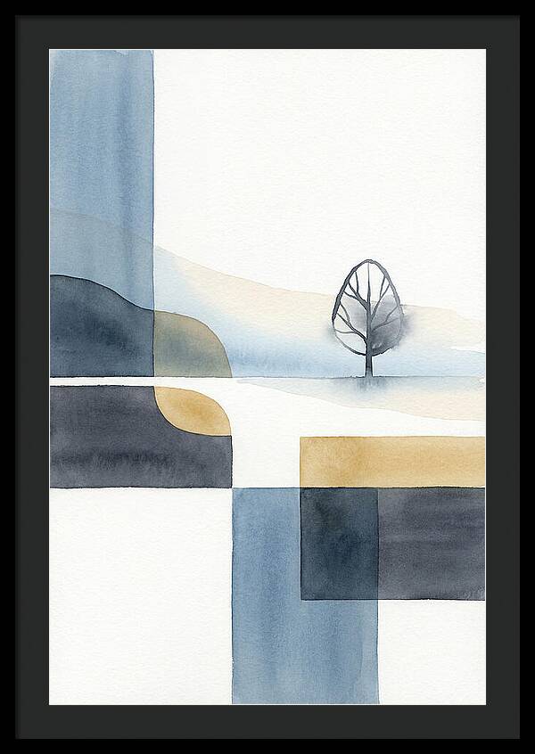 Foggy Minimalist Landscape