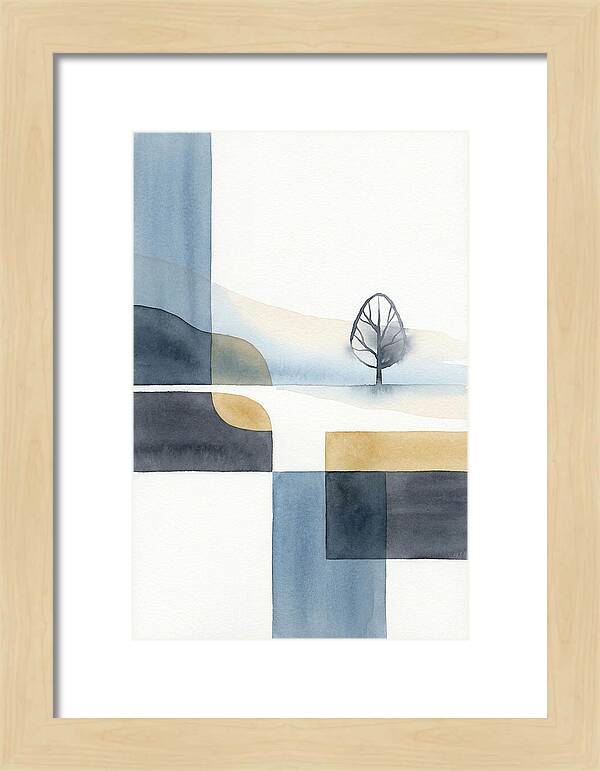 Foggy Minimalist Landscape