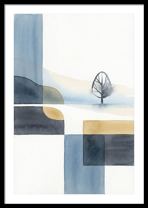 Foggy Minimalist Landscape