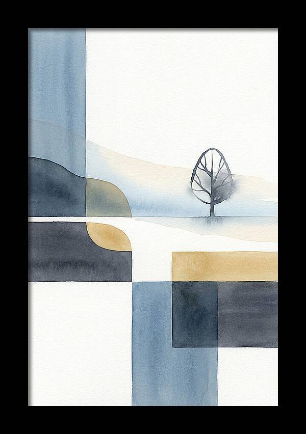 Foggy Minimalist Landscape