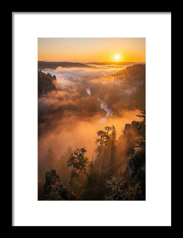 Foggy Valley Sunrise