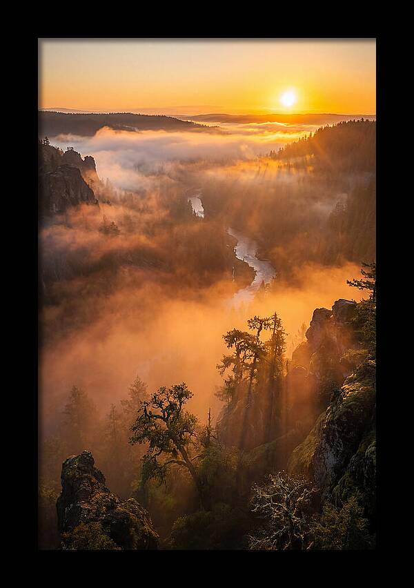 Foggy Valley Sunrise