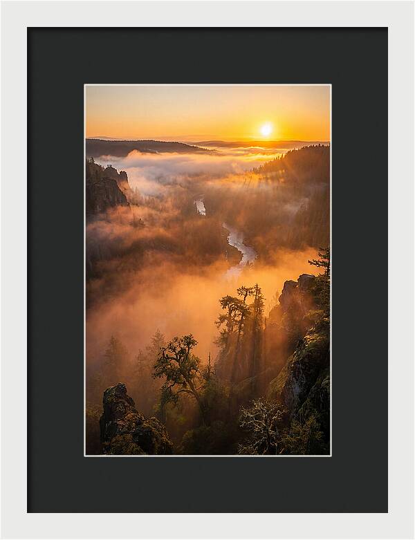 Foggy Valley Sunrise