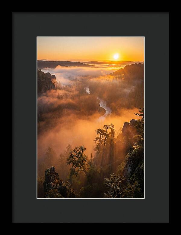 Foggy Valley Sunrise
