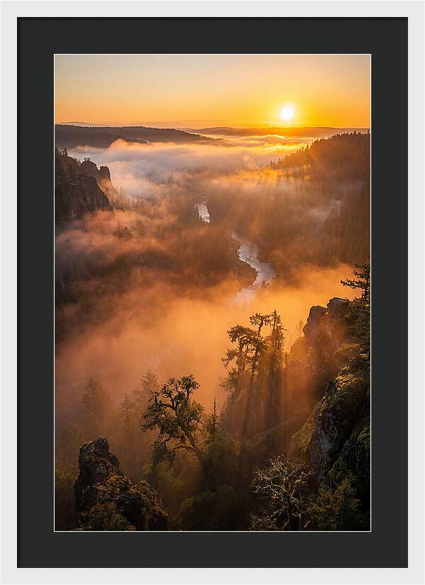 Foggy Valley Sunrise