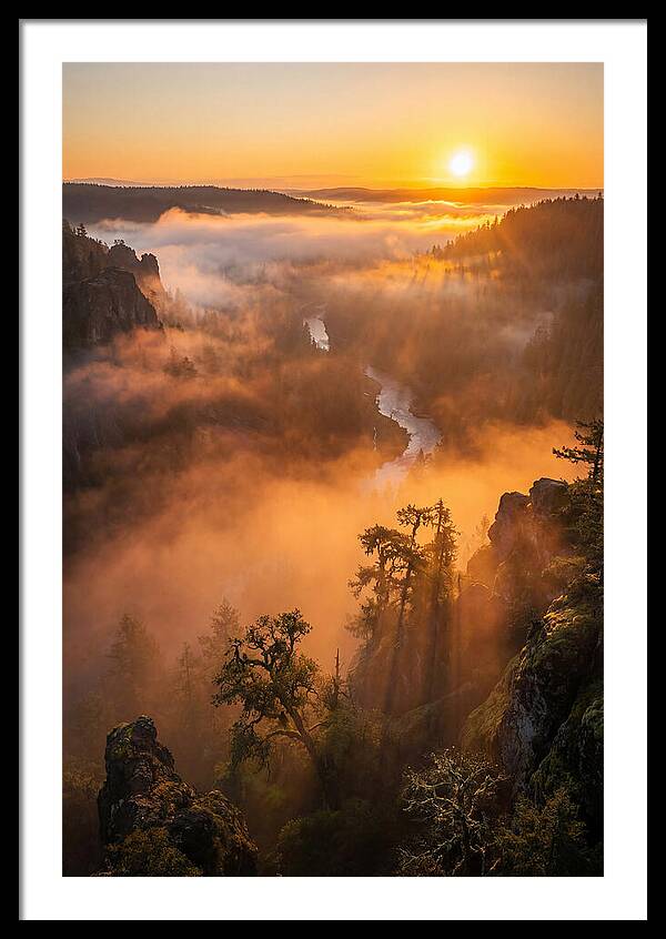 Foggy Valley Sunrise