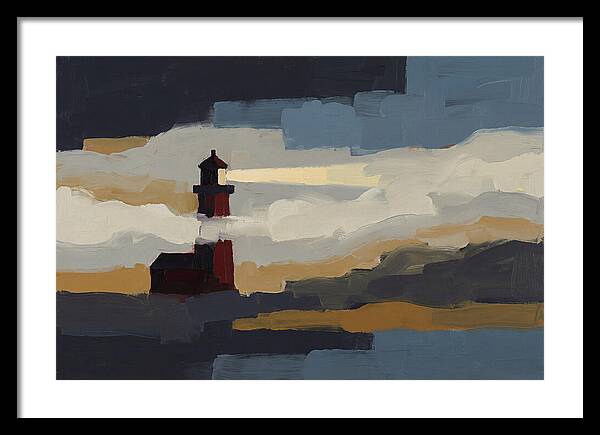 Foghorn Lighthouse In Coastal Fog