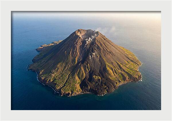 Fogo Volcano From Above