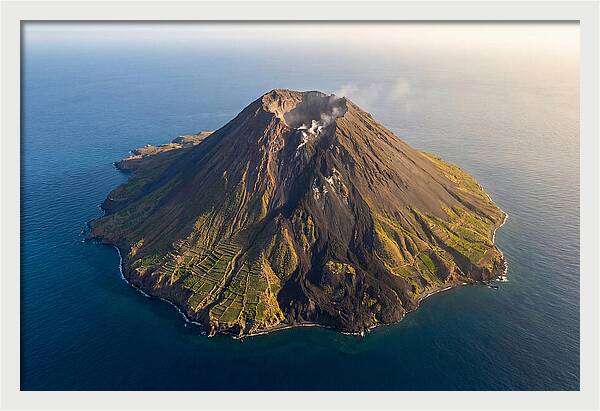 Fogo Volcano From Above