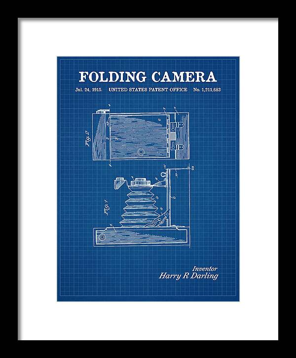 Folding Camera Blueprint Patent Us1211683