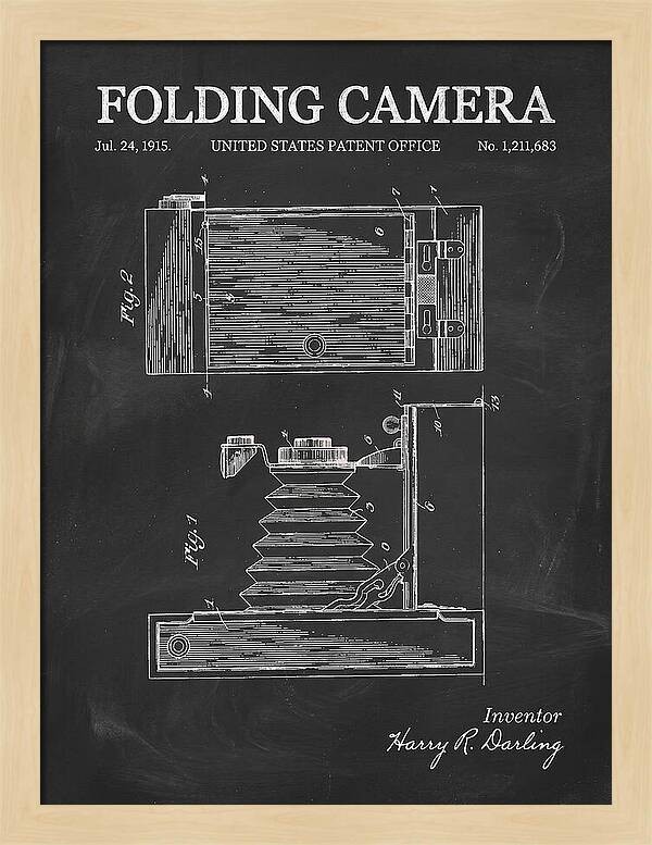 Folding Camera Chalkboard Patent Us1211683