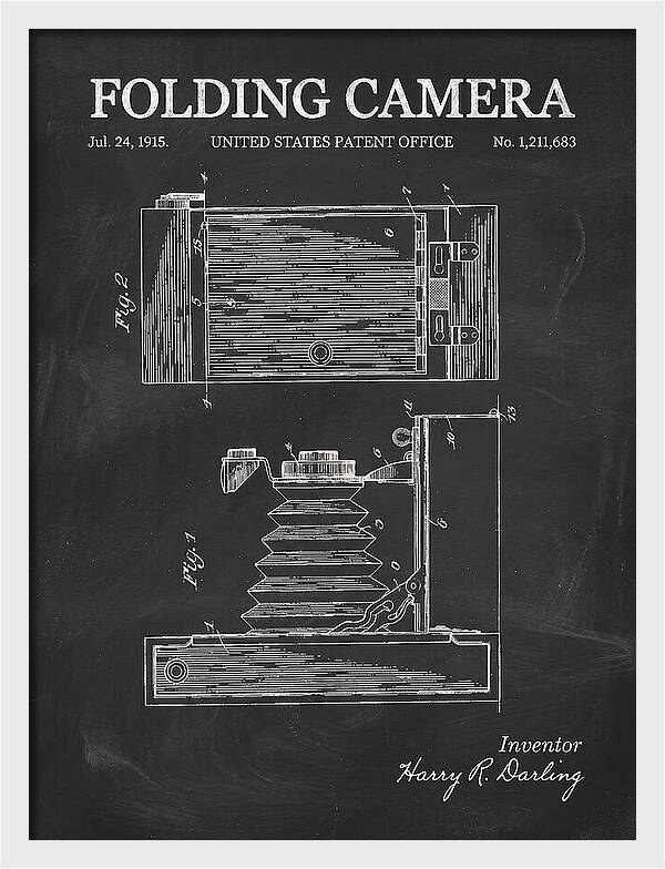 Folding Camera Chalkboard Patent Us1211683