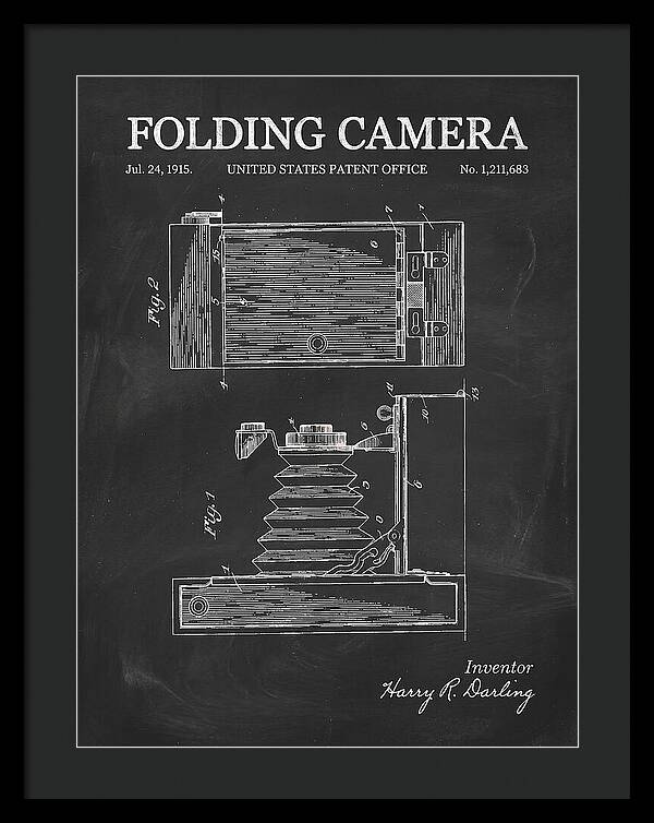 Folding Camera Chalkboard Patent Us1211683
