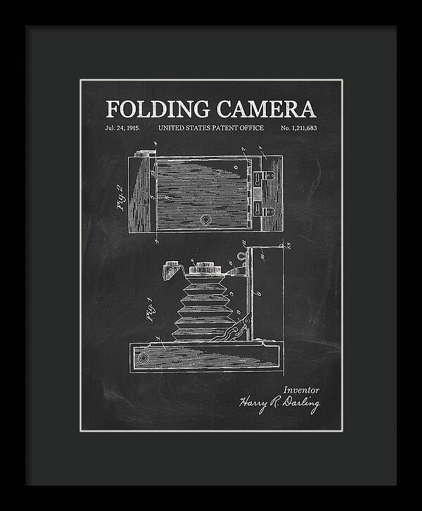Folding Camera Chalkboard Patent Us1211683