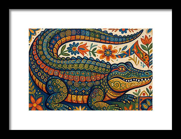 Folk Art Alligator