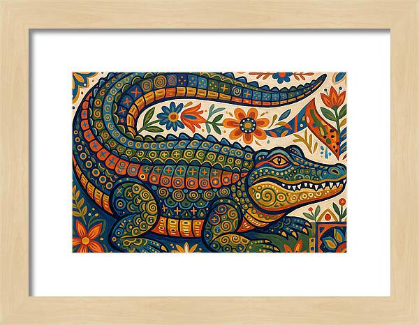 Folk Art Alligator