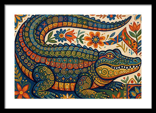 Folk Art Alligator