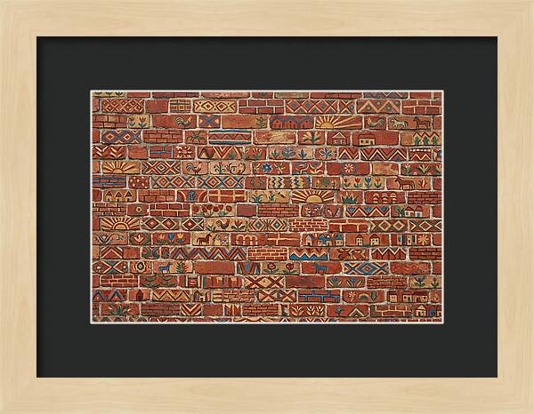 Folk Art Brick Wall